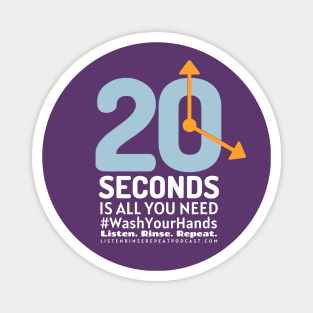 20 Seconds #WashYourHands Magnet